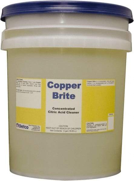 Detco - Liquid Metal Cleaner - Unscented, Pail Container - Caliber Tooling