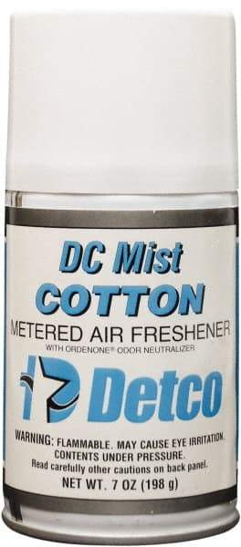 Detco - 7 oz Air Freshener Dispenser Refill - Cotton, Compatible with EQD004 - Caliber Tooling