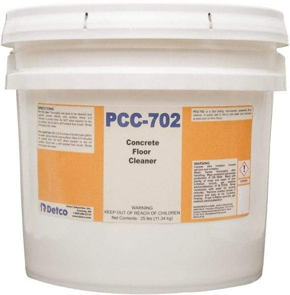 Detco - 25 Lt Pail Cleaner - Use on Concrete - Caliber Tooling