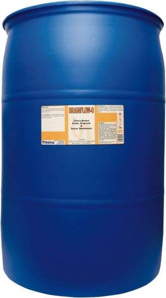 Detco - 55 Gal Liquid Drain Cleaner - Citrus Scent, Drum - Caliber Tooling