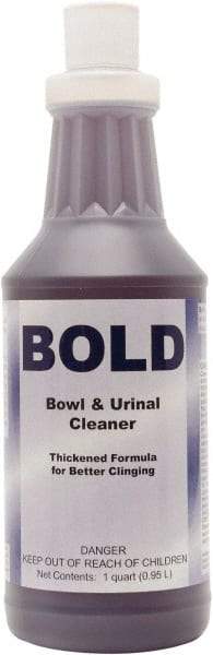 Detco - 32 oz Bottle Liquid Toilet Bowl Cleaner - Unscented Scent, Toilet Bowl - Caliber Tooling