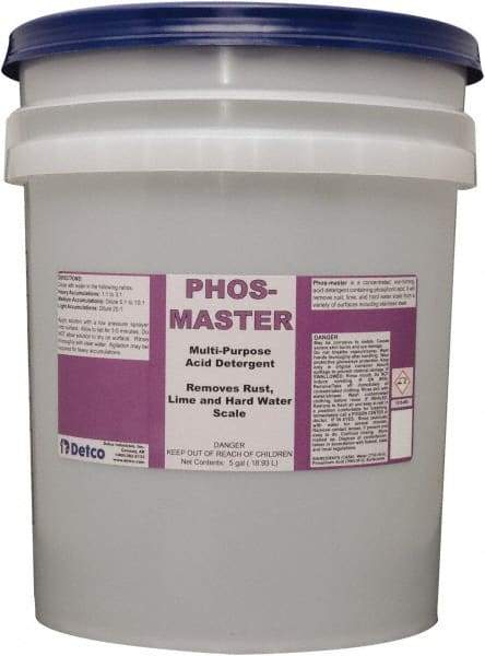 Detco - 5 Gal Bucket All-Purpose Cleaner - Liquid, Detergent, Unscented - Caliber Tooling