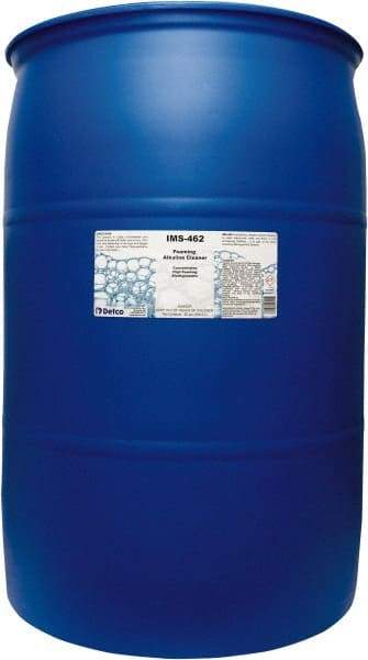 Detco - 55 Gal Drum Cleaner/Degreaser - Liquid, Alkaline, Unscented - Caliber Tooling