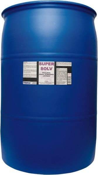 Detco - 55 Gal Drum Cleaner/Degreaser - Liquid, Butyl-Based, Unscented - Caliber Tooling