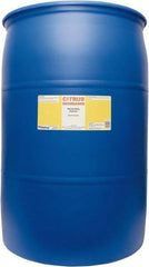 Detco - 55 Gal Drum Cleaner/Degreaser - Liquid, Butyl-Based, Citrus - Caliber Tooling