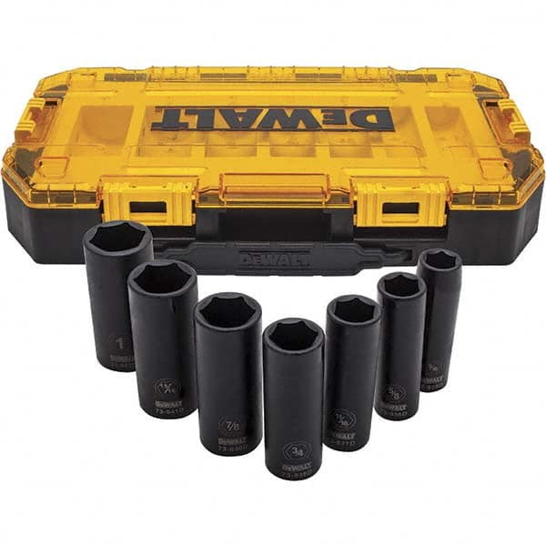 DeWALT - Socket Sets Measurement Type: Inch Drive Size: 1/2 - Caliber Tooling