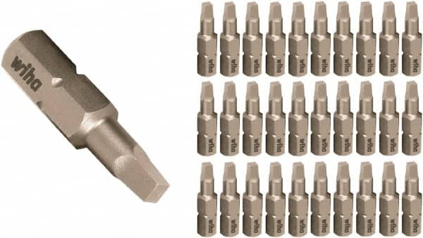 Wiha - 1/4" Drive, #3 Insert Screwdriver Bit - 25mm OAL - Caliber Tooling