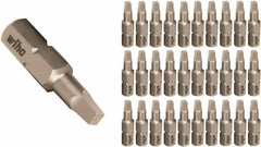 Wiha - 1/4" Drive, #1 Insert Screwdriver Bit - 25mm OAL - Caliber Tooling