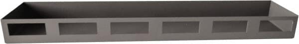 Durham - Gray, Steel, Cabinet Shelf - 18" Wide x 4" Deep x 1-1/2" High Body - Caliber Tooling