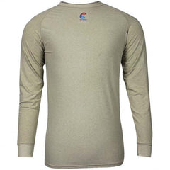 National Safety Apparel - Size XL Tan Flame Resistant/Retardant Long Sleeve Base Layer Shirt - Exact Industrial Supply