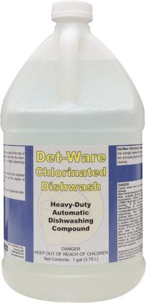 Detco - 1 Gal Bottle Automatic Dishwashing Liquid - Unscented - Caliber Tooling