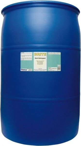 Detco - 55 Gal Drum Manual Dishwashing Liquid - Lemon Scented - Caliber Tooling