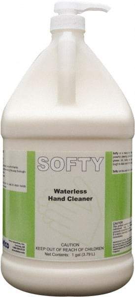 Detco - 1 Gal Bottle Waterless Cream Waterless Hand Cleaner - White, Banana Scent - Caliber Tooling