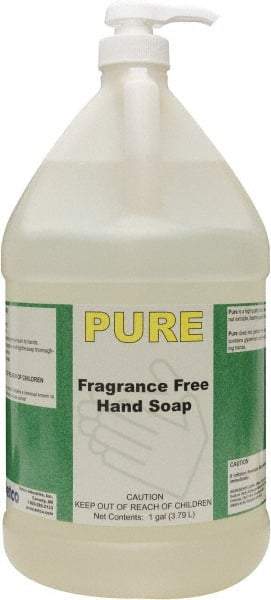 Detco - 1 Gal Bottle Liquid Hand Cleaner - Pale Yellow, Fragrance Free Scent - Caliber Tooling