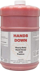 Detco - 1 Gal Bottle Gel Hand Cleaner with Grit - Red, Cherry Scent - Caliber Tooling