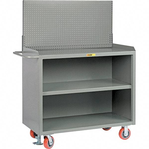 Little Giant - 3,600 Lb Capacity Mobile Service Bench - 41" Wide x 24" Deep x 43" High, Steel, Gray - Caliber Tooling