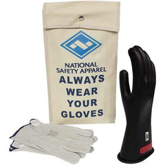 National Safety Apparel - Class 0, Size 12, 11" Long, Rubber Lineman's Glove Kit - Exact Industrial Supply