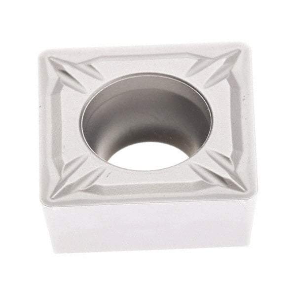 Seco - SCMT32.53 MF2 Grade TP3501 Carbide Turning Insert - TiCN/Al2O3 Finish, 90° Square, 3/8" Inscr Circle, 5/32" Thick, 3/64" Corner Radius - Caliber Tooling