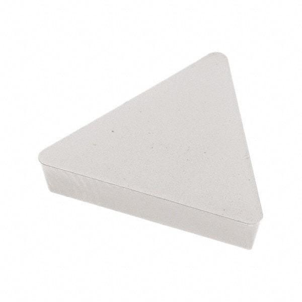 Seco - TPUN321 Grade TP3501 Carbide Turning Insert - TiCN/Al2O3 Finish, 60° Triangle, 3/8" Inscr Circle, 1/8" Thick, 1/64" Corner Radius - Caliber Tooling