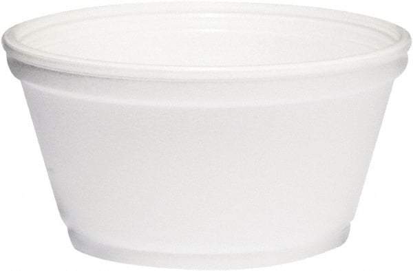 DART - Foam Container, 8 oz, 1000/Carton - White - Caliber Tooling