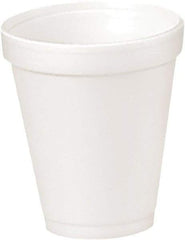 DART - Foam Drink Cups, 4 oz, 25/Bag, 40 Bags/Carton - White - Caliber Tooling