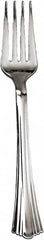 WNA - Heavyweight Plastic Forks, Reflections Design, Silver, 600/Carton - Silver - Caliber Tooling