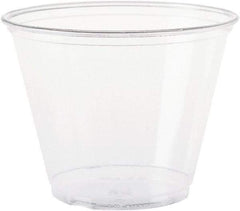 Solo - Ultra Clear Cups, Squat, 9 oz, PET, 50/Bag, 1000/Carton - Clear - Caliber Tooling