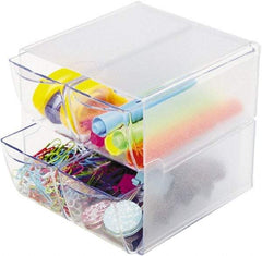 Deflect-o - Clear Desk Top Organizer - Plastic - Caliber Tooling