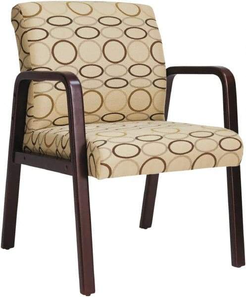 ALERA - Tan Fabric Guest Chair - 24" Wide x 33-1/4" High - Caliber Tooling