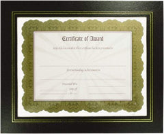 Nudell - 2 Piece Black Document Holders-Certificate/Document - 11" High x 8-1/2" Wide - Caliber Tooling