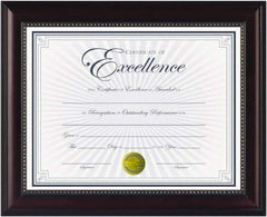 Dax - Rosewood Document Holders-Certificate/Document - 11" High x 8-1/2" Wide - Caliber Tooling