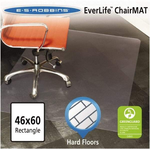 ES Robbins - 60" Long x 46" Wide, Chair Mat - Rectangular, Straight Edge Style - Caliber Tooling