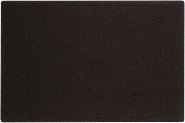 Quartet - 36" Wide x 24" High Cork Bulletin Board - Fabric, Black - Caliber Tooling