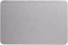 Quartet - 36" Wide x 24" High Cork Bulletin Board - Fabric, Gray - Caliber Tooling