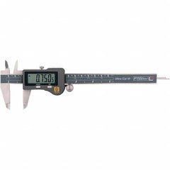 Fowler - 0 to 6" Range, 0.01mm Resolution, IP67 Electronic Caliper - Caliber Tooling