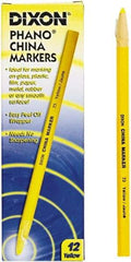 DIXON - Yellow China Marker - Soft Crayon Tip, Wax - Caliber Tooling