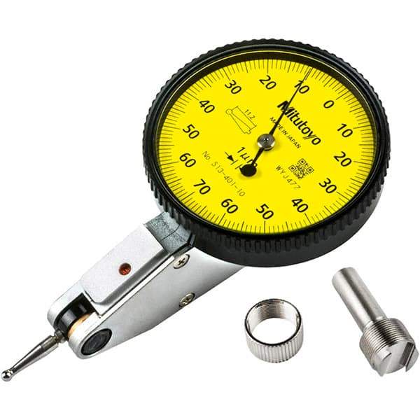 Mitutoyo - Dial Test Indicators Maximum Measurement (mm): 0.14 Dial Graduation (mm): 0.0010 - Caliber Tooling