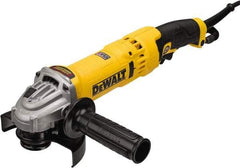 DeWALT - 4-1/2 & 5" Wheel Diam, 11,000 RPM, Corded Angle & Disc Grinder - 5/8-11 Spindle - Caliber Tooling