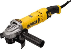 DeWALT - 4-1/2 & 5" Wheel Diam, 11,000 RPM, Corded Angle & Disc Grinder - 5/8-11 Spindle - Caliber Tooling