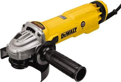 DeWALT - 4-1/2 & 5" Wheel Diam, 11,000 RPM, Corded Angle & Disc Grinder - 5/8-11 Spindle - Caliber Tooling