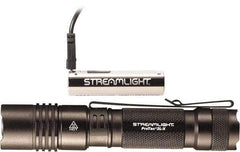 Streamlight - White LED Bulb, 500 Lumens, Industrial/Tactical Flashlight - Black Aluminum Body, 1 18650 Lithium-Ion Battery Included - Caliber Tooling