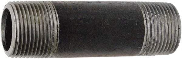 Value Collection - Schedule 160, 3" Diam x 2-5/8" Long Black Pipe Nipple - Threaded - Caliber Tooling