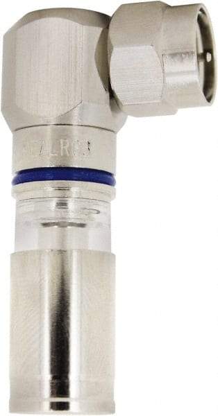 Ideal - Right Angle, RTQ Compression Coaxial Connector - Compatible with RG6 - Caliber Tooling