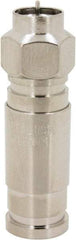 Ideal - Straight, F Type Compression Coaxial Connector - Compatible with RG11 - Caliber Tooling