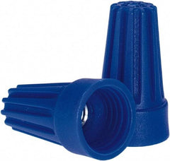 Ideal - 3, 20 to 3, 16 AWG, 300 Volt, Flame Retardant, Standard Twist on Wire Connector - Blue, 221°F - Caliber Tooling