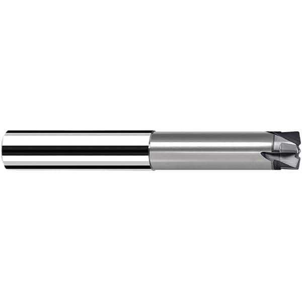 Fraisa - 5mm Diam Solid Carbide Single End 4 Flute High-Feed End Mill - Caliber Tooling