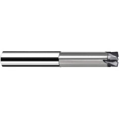 Fraisa - 6mm Diam Solid Carbide Single End 4 Flute High-Feed End Mill - Caliber Tooling