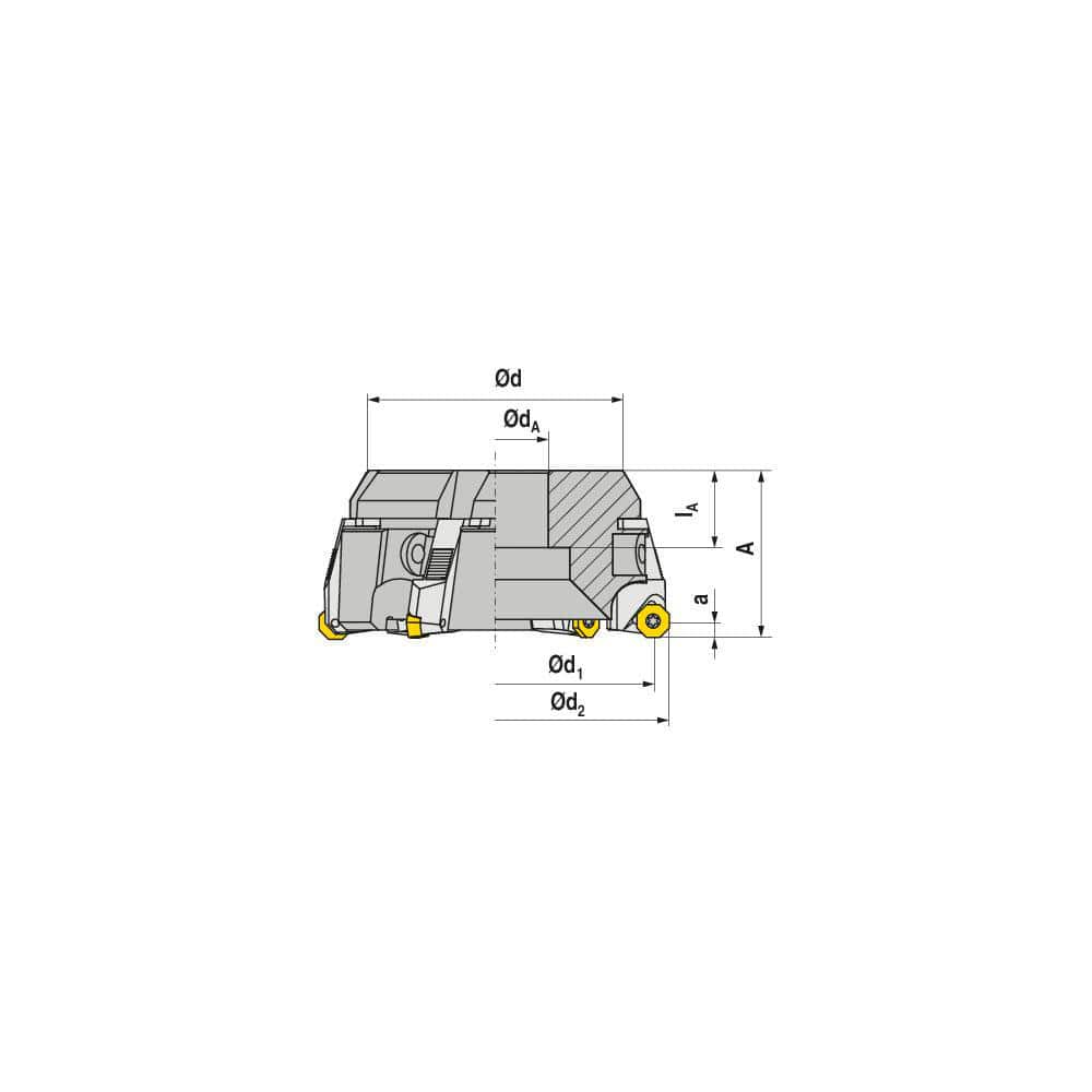 Milling Cartridges & Cassettes; Compatible Insert Style: OA..; Series: A260; Compatible Insert Size Code: 0605; Insert Inscribed Circle (Inch): 0.2360 in; Toolholder Style: 273-06; Type: Cassette; Cutting Direction: Right Hand; Tool Application: Milling;