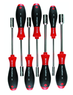 7 Piece - 3/16 - 1/2 - SoftFinish® Cushion Grip Inch Nut Driver Set - Caliber Tooling