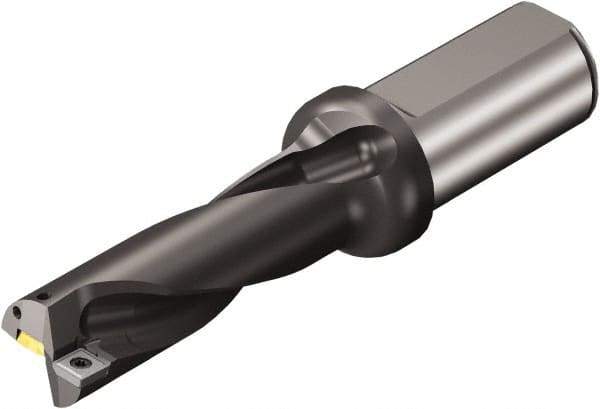 Sandvik Coromant - 232mm Max Drill Depth, 4xD, 58mm Diam, Indexable Insert Drill - 50mm Shank Diam, 50 Cylindrical Shank - Caliber Tooling